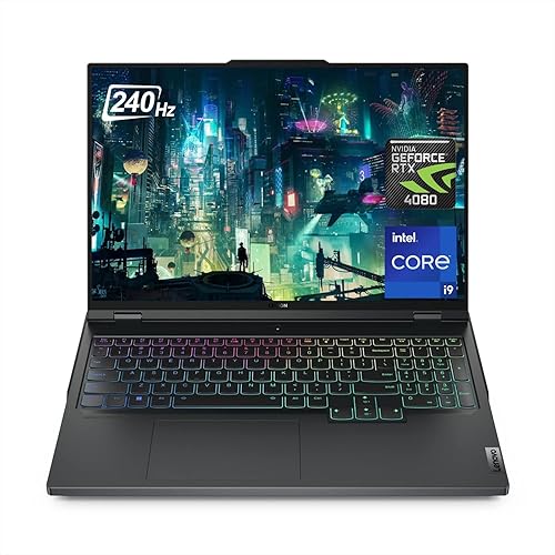 Lenovo Legion Pro 7i - Laptop para juegos, pantalla QHD+ IPS de 240 Hz, Intel Core i9-13900HX, GeForce RTX 4080, 32 GB DDR5 RAM, 2 TB SSD, cámara