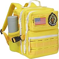 Vista 9 de Mini mochila táctica de 9L para hombres y mujeres, mochila táctica militar pequeña para deportes, gimnasio, senderismo, viajes, camping, Verde Verde