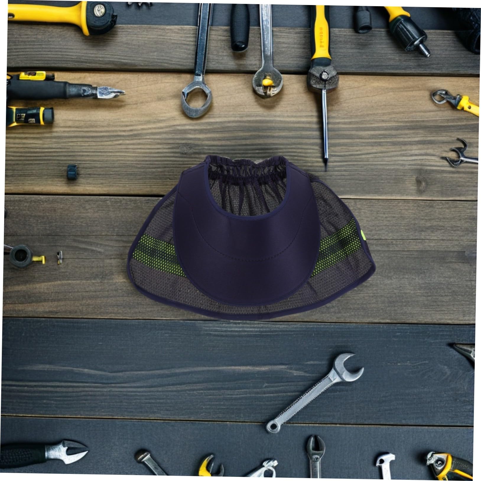 TEHAUX 5 Teilige Sonnenschutzabdeckung Für Schutzhelm Schutzhelm Sonnenschutzvisier Bauhelm Zubehör Sonnenblende Für Arbeiter Sonnenschutz