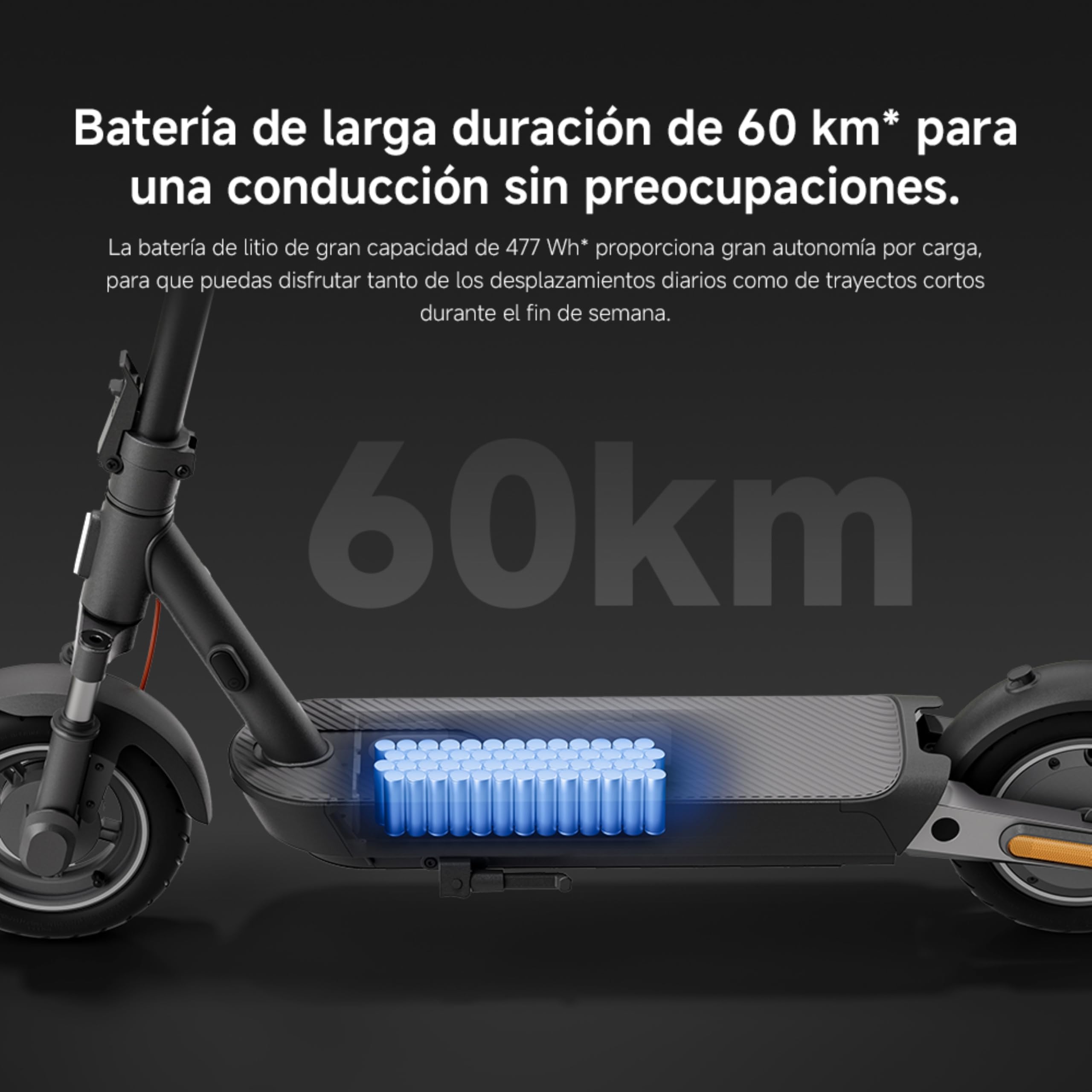 Xiaomi Scooter 5 Series ES, Patinete Electric, Potencia Maxima de 1000W-250W, Autonomía 20KM-60KM, Ruedas de 8,5"-10" Certificado por la DGT (Versión ES) — view 4