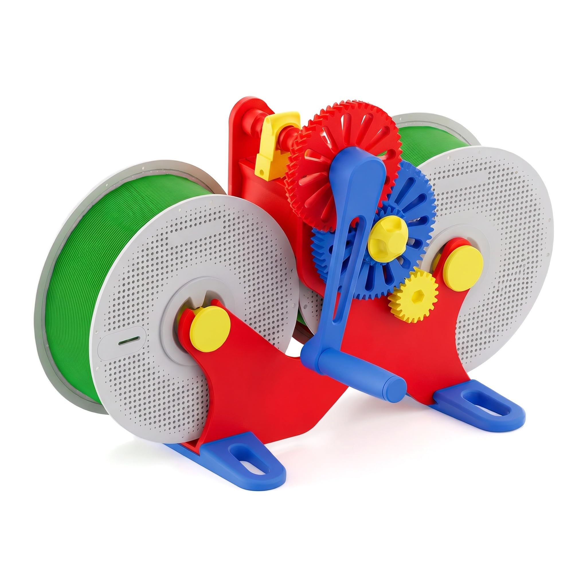 WHOOLEFUN 3d Printer Filament Winder, Hand-cranked Filament Respooler For 1kg Spool, Effortless Filament Transfer, Consistent And Neat Winding, For 3d Printing, Welding, Textiles And Crafts