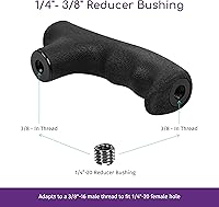 Vista 5 de Monopod Handle Adapter Walking Stick Cane Monopod Head Attachment Converter Trekking Pole Handle Grip for Hiking Climbing Photography