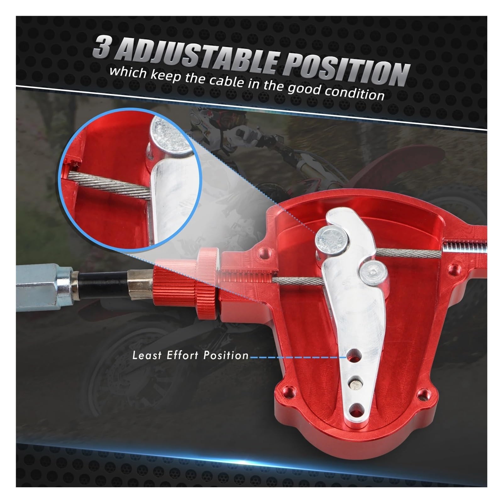 Palanca de embrague de freno Para Sistema de cable fácil extracción para palanca embrague acrobacias cortas para Honda CBR 600RR 1000RR,para Yamaha(Azul,A set)