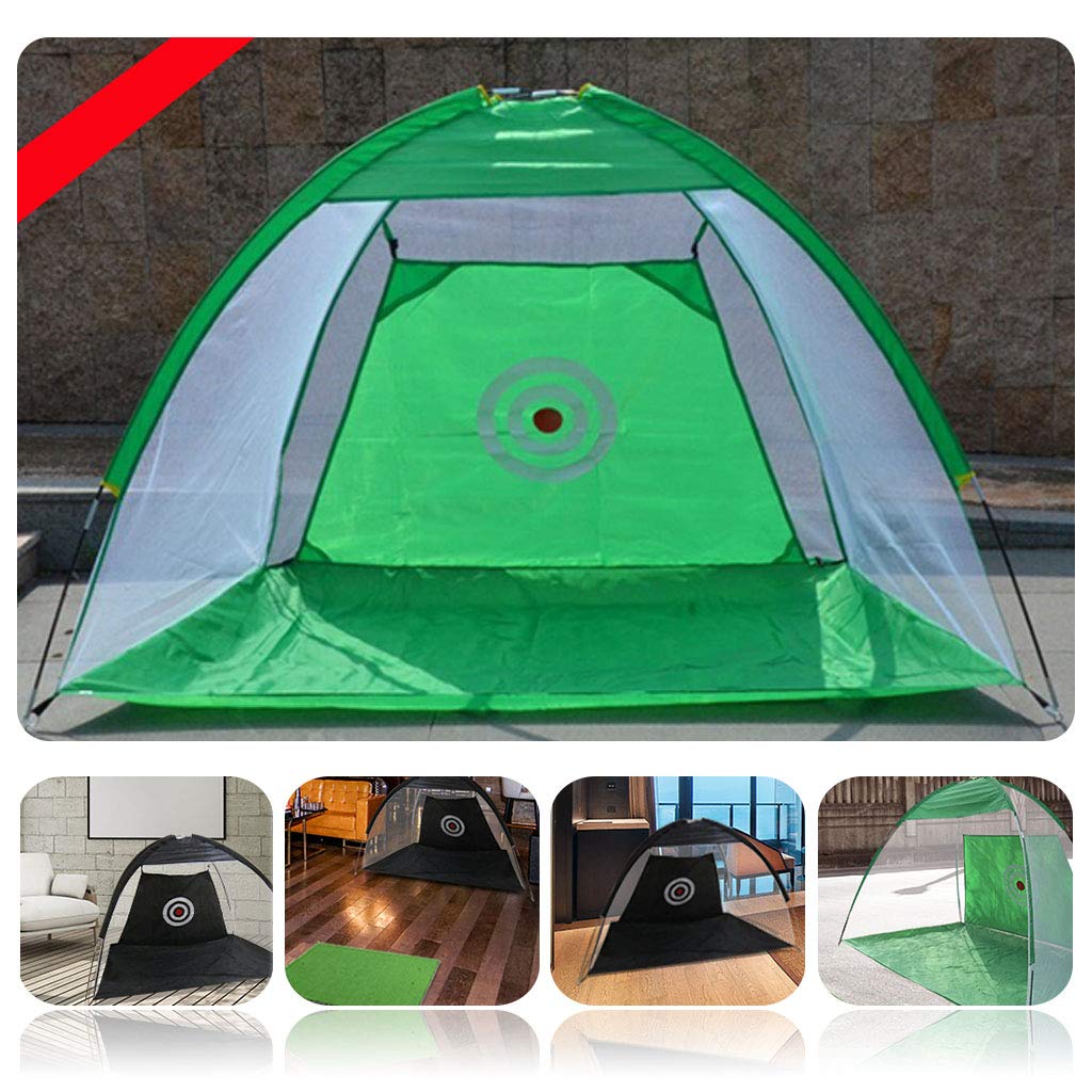 Filet de golf avec retour de balle automatique et bâche de protection en tissu Oxford