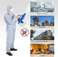 BriSunshine 4,5L Elektromos ULV Permetező Fertőtlenítő Köd Gép Kórház Hotel Otthon 5