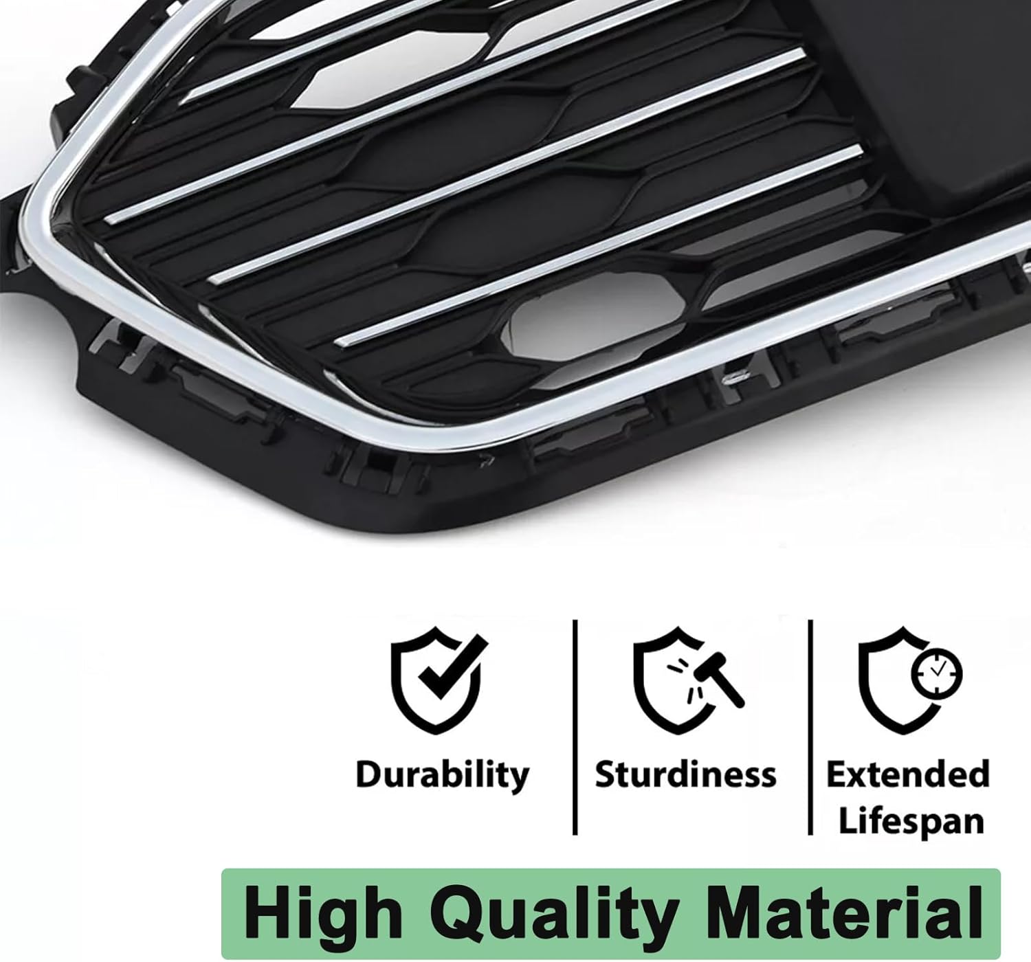 Front Hood Bumper Grill For Chevy Cruze Upper Lower Mesh Grille Replacement 2016 2017 2018 - Image 4