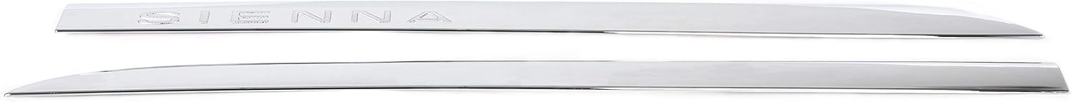 ECOTRIC Body Side Molding Compatible with 2011-2020 Toyota Sienna Chrome Trim Moldings ABS Plastic 4PCs