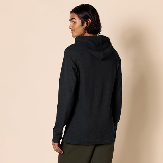 Amazon Essentials Men's Long-Sleeve Lightweight Thermal Jumper With Hoodie