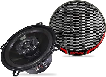 BATVOX CS501 200 واط 5.25 بوصة 2 طرق 4 أوم المعاوقة وبيزو مكبر الصوت لمكبرات الصوت سيارة محورية الصوت بريميوم سيارة، نظام صوت ستيريو سيارة مع شواية قابلة للإزالة 2 مكبرات الصوت