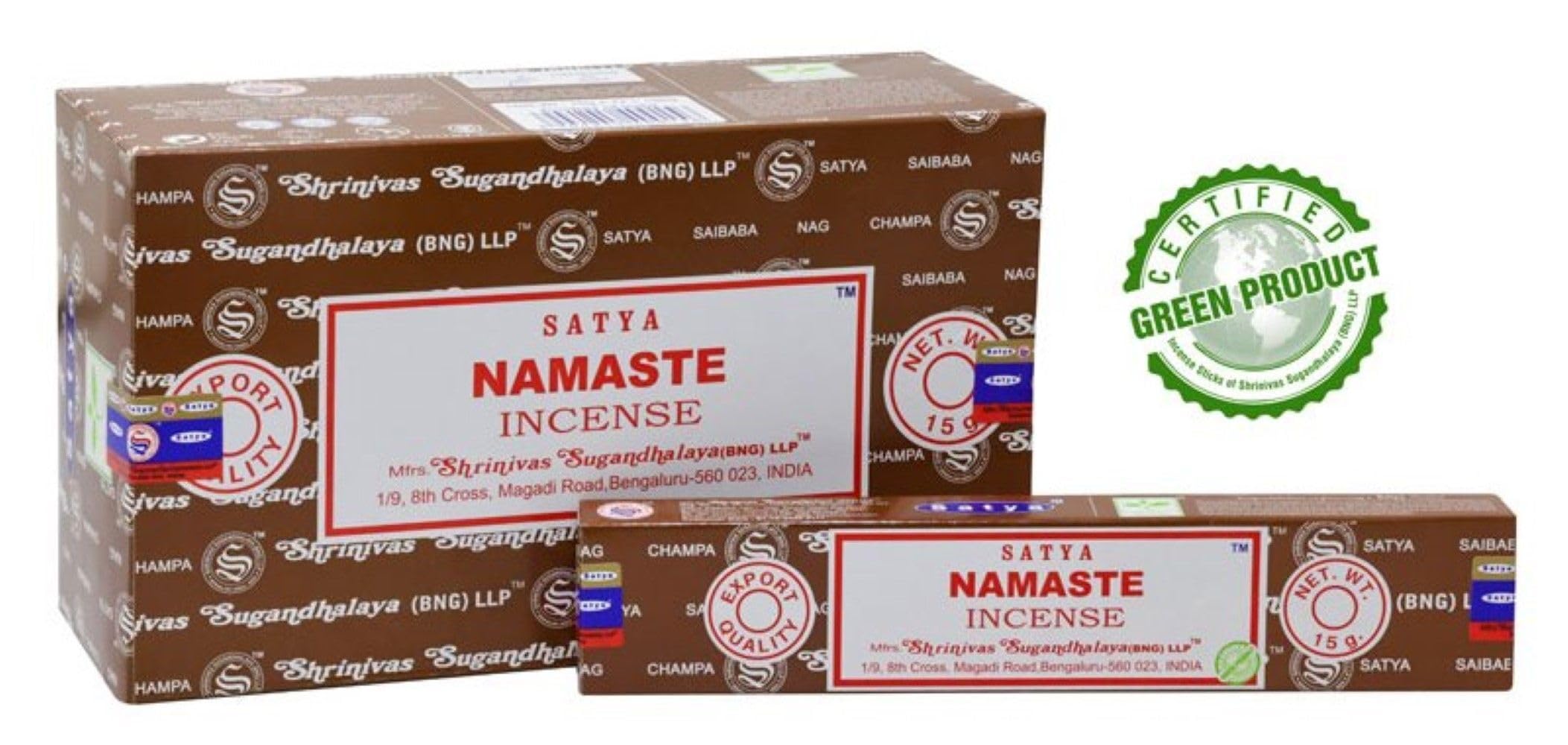 Namaste Incense 15g – satya Sai Baba