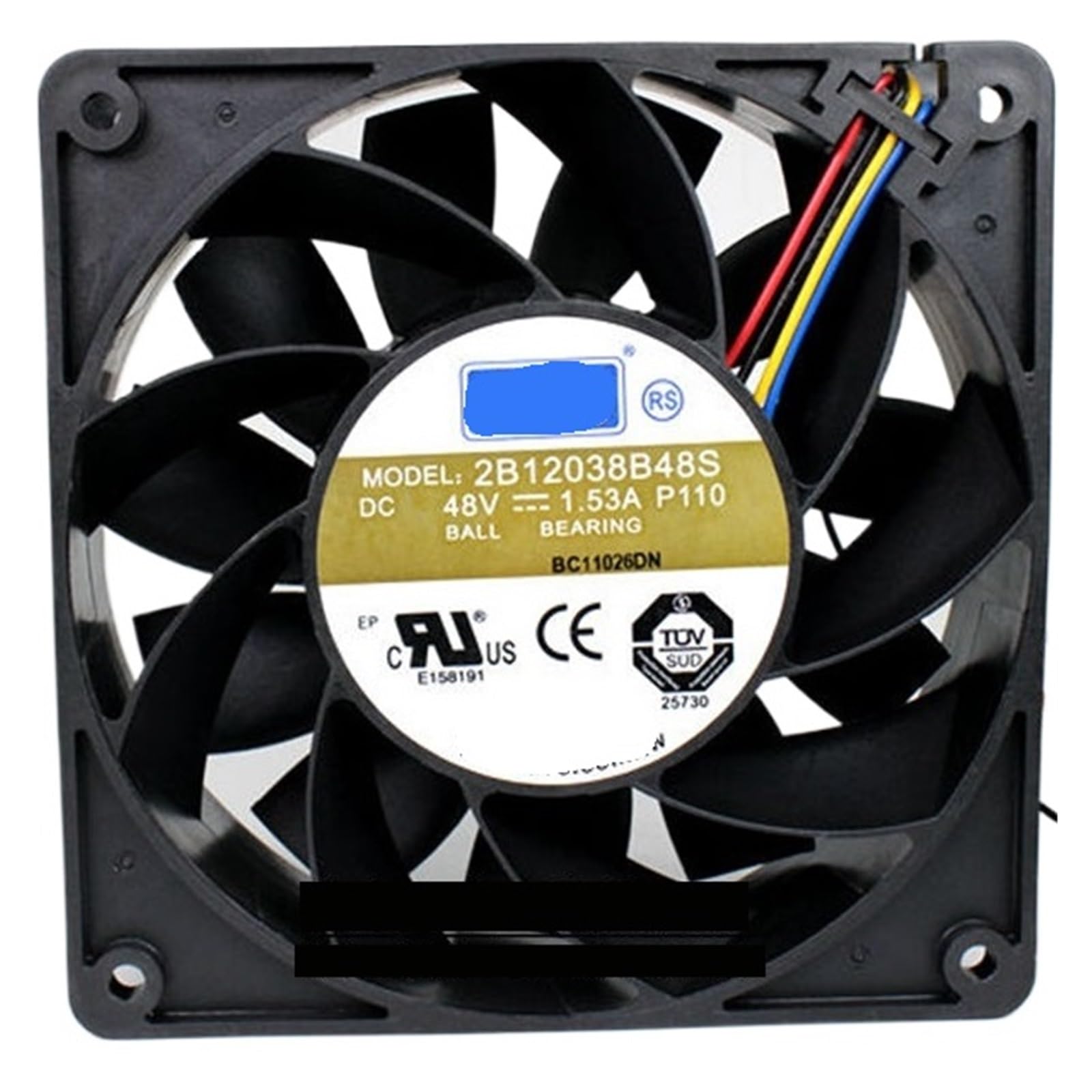 WEUSANXPL 2B12038B48S P110 DC 48V 1.53A 120x120x38mm 4-Wire Cooling Fan