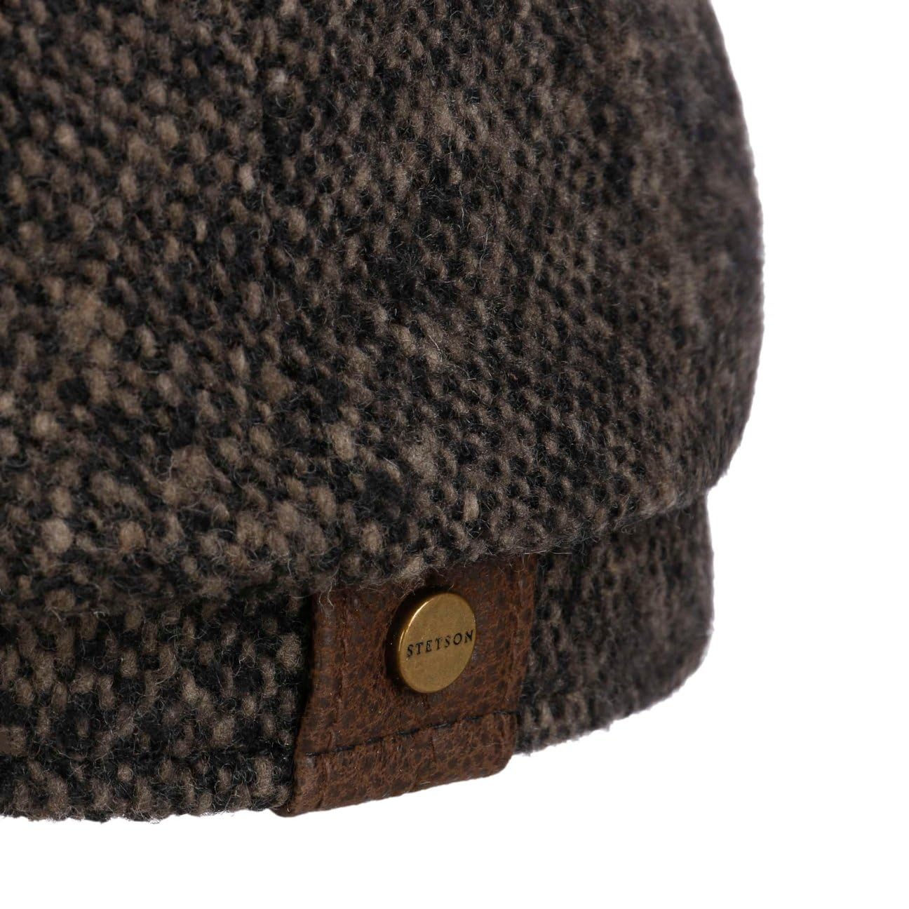 Stetson Hatteras Gorra Newsboy Donegal Tweed Lana Virgen Mezclado Multicolor Unisex Otono Invierno