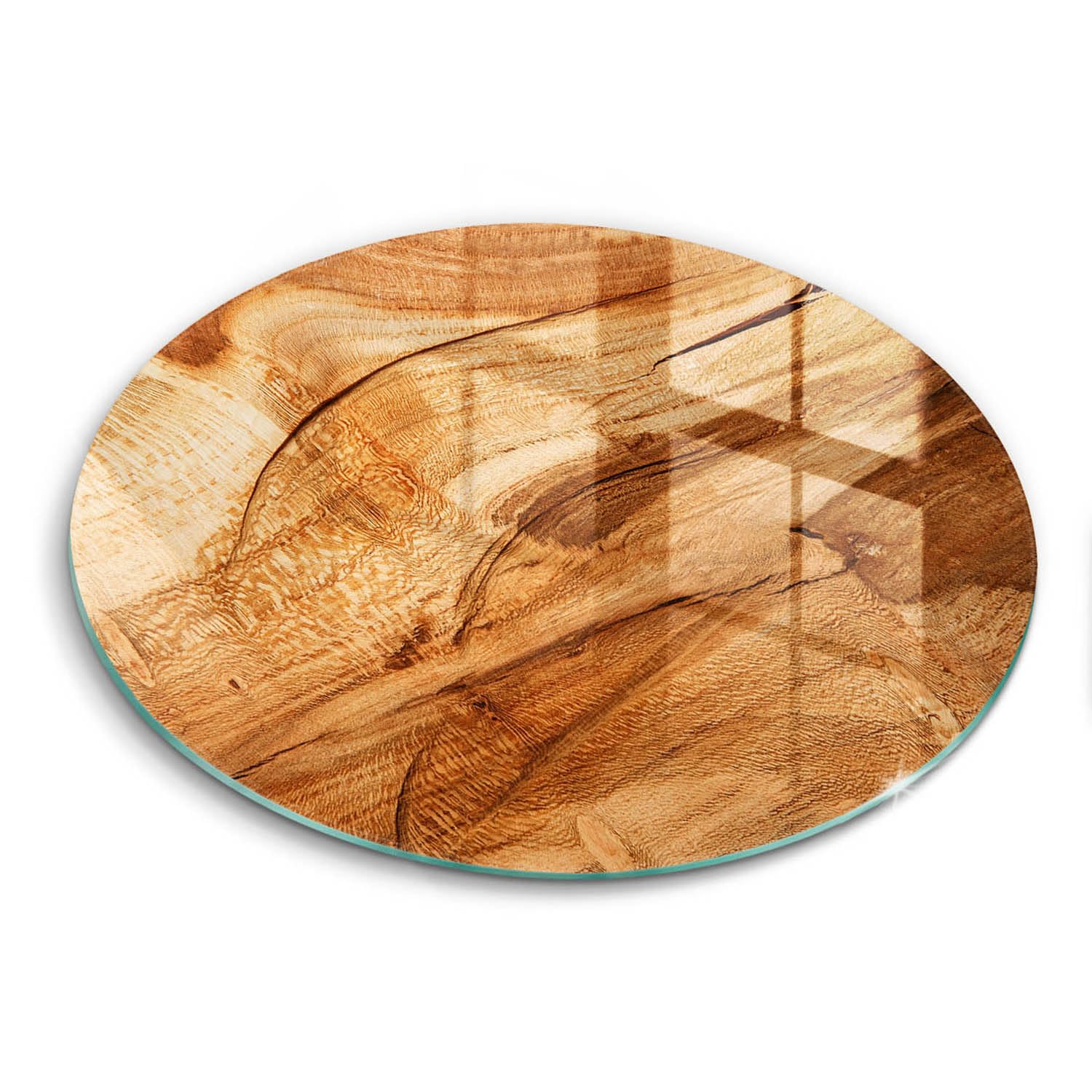 Planche à Découper Wallfluent Cuisson Résistance 40cm Couvercle Cuisine Texture Bois