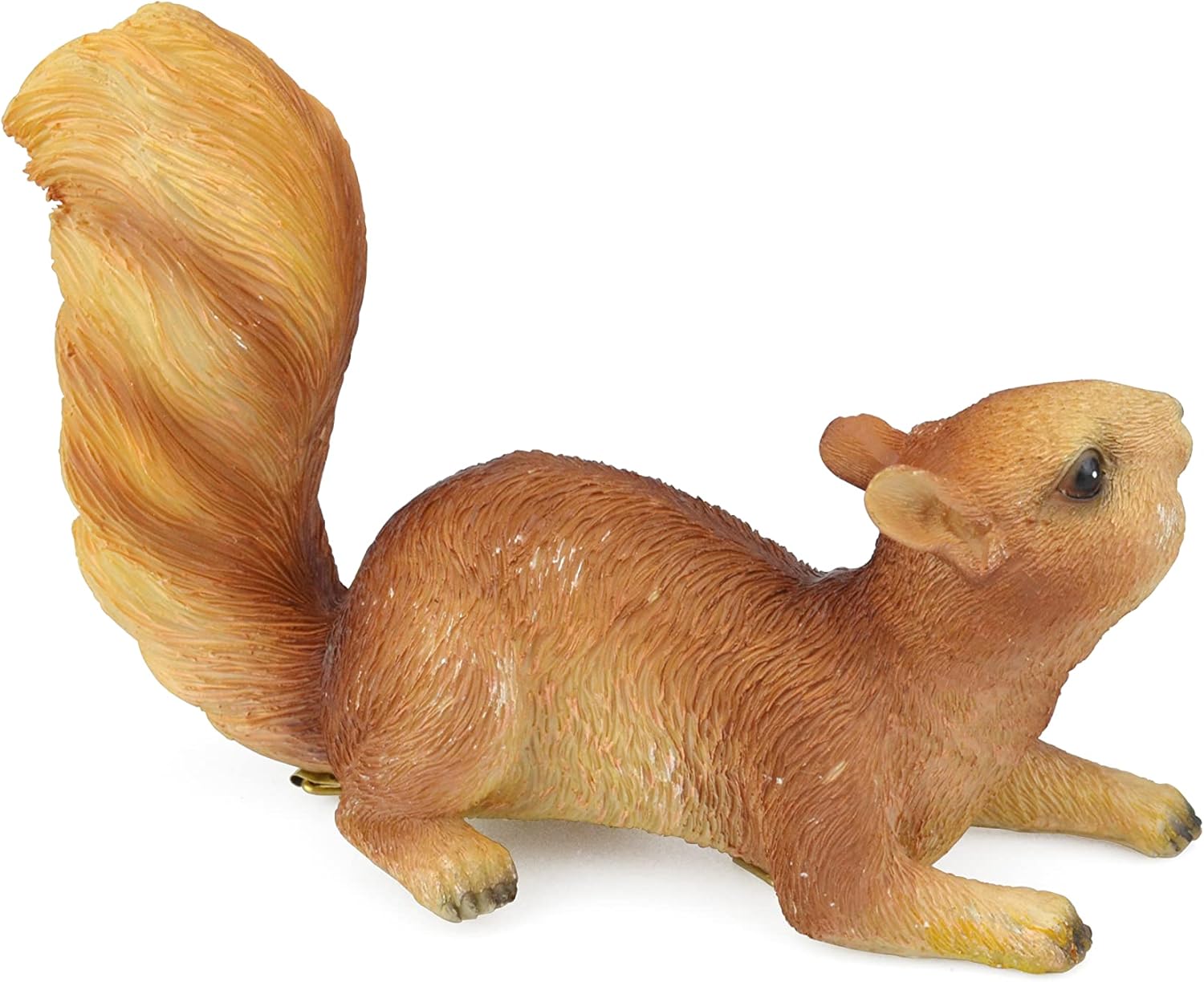 2pcs Squirrel Hanging Statues for Garden Decoration, Outdoor Hanging Tree Décor with Screws and Hooks, for Tree Trunk, Garden, Yard, Patio- 7.9 Inch (2 Squirrels)