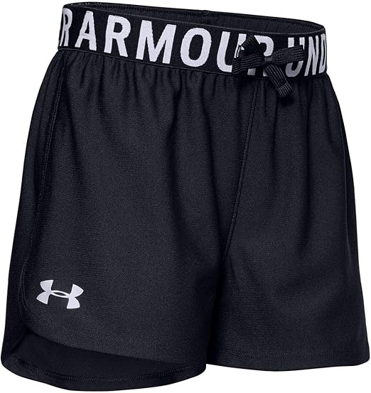 Under Armour Girls' Play Up Solid Workout Gym Shorts