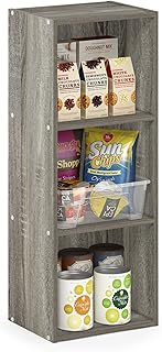 Furinno Pasir 3-Tier No Tool Assembly Open Shelf Bookcase, French Oak | Furinno, Pasir, 3-Tier, No Tool Assembly, Open Shelf, Bookcase