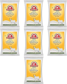 Pure & Premium Skimmed Milk Powder with Extra Protein 500Gm | Perfect for Making Tea & Coffee (Pack of 7)