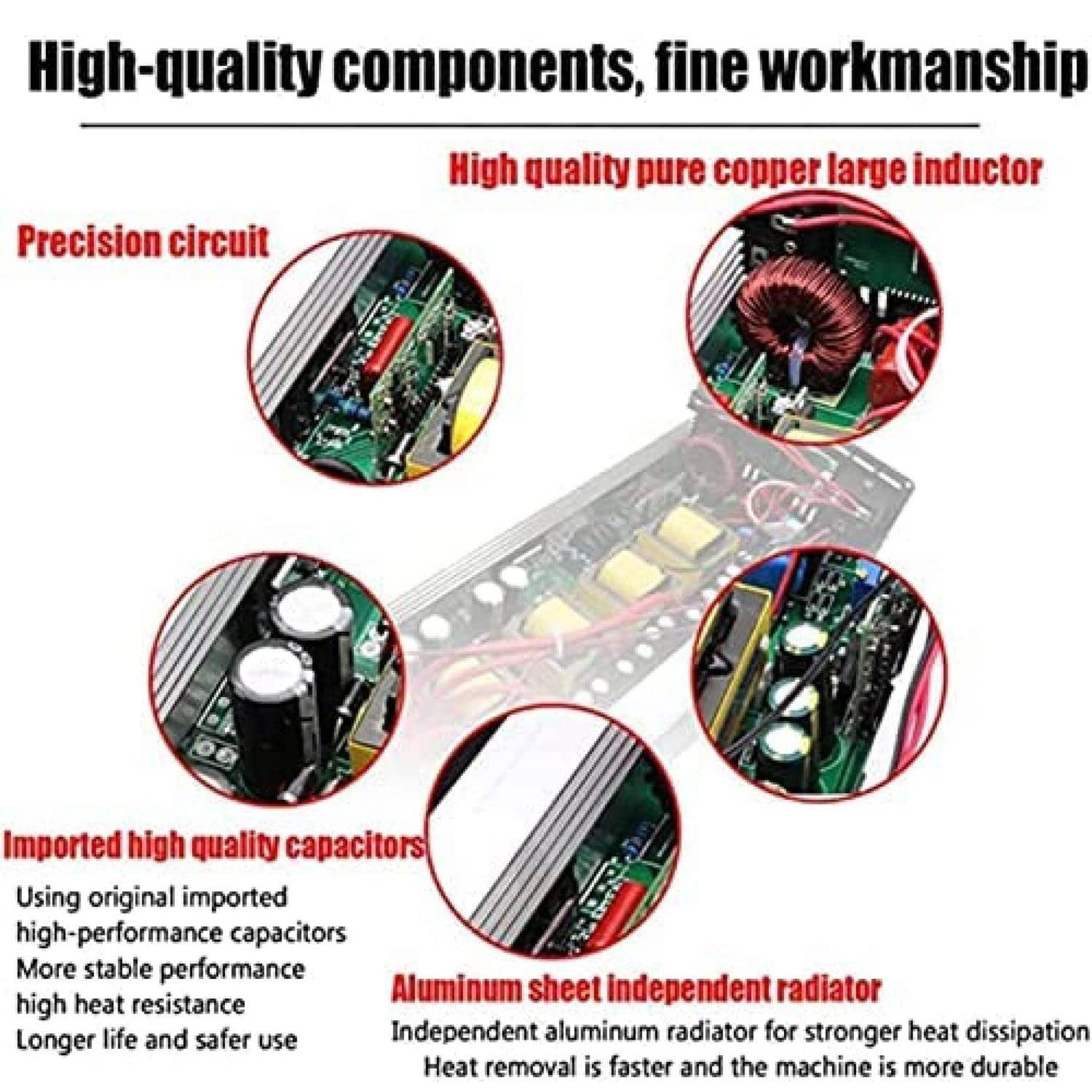 Falownik sinusoidalny 1000W/1600W/2200W/3000W/3500W/4000W/5000W/5500W/6000W/8000W/12000W przetwornica napięcia 12V/24V/48V/60V/72V do 110V/230V DC do AC,RV Home,6000W-72Vto110V