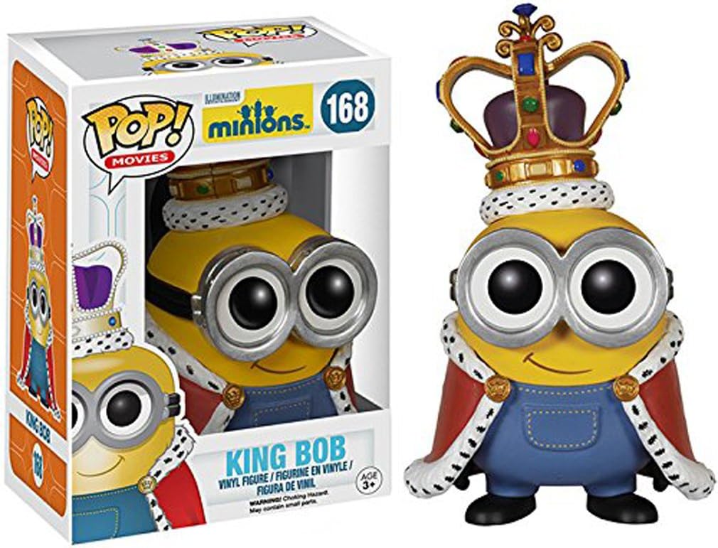 Funko POP Movies: Minions Figure, Minion King
