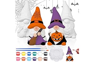 Hollowfly Halloween Gnome Figurines Craft DIY Art Kit