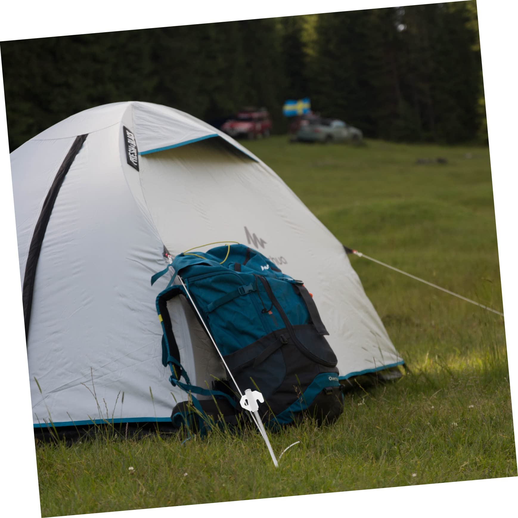 Clavijas de Tienda de Campaña de Plástico 1 Juego para Camping Exterior