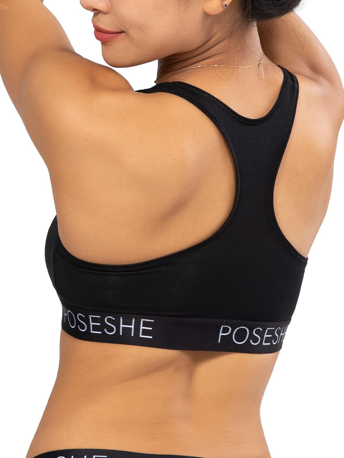 POSESHE Women's Ultra-Soft Micromodal Bralettes, S-5XL Plus Size Bra