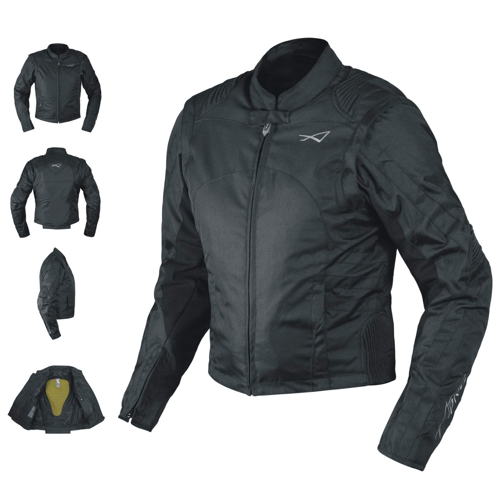 A-pro Blouson Tissu Haute Resistance Protections Motard Moto Touring Eté
