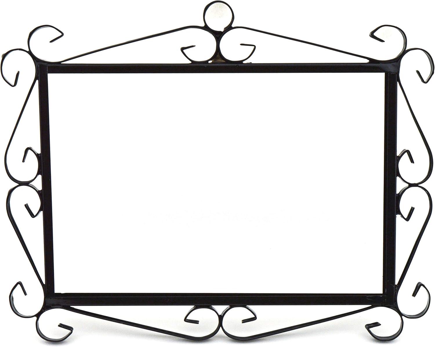 Black Iron Frame for Easy Wall Hanging for Tiles Garden Design (Frame for 5 Tiles) 15,94" x 8,27 x 0,39"