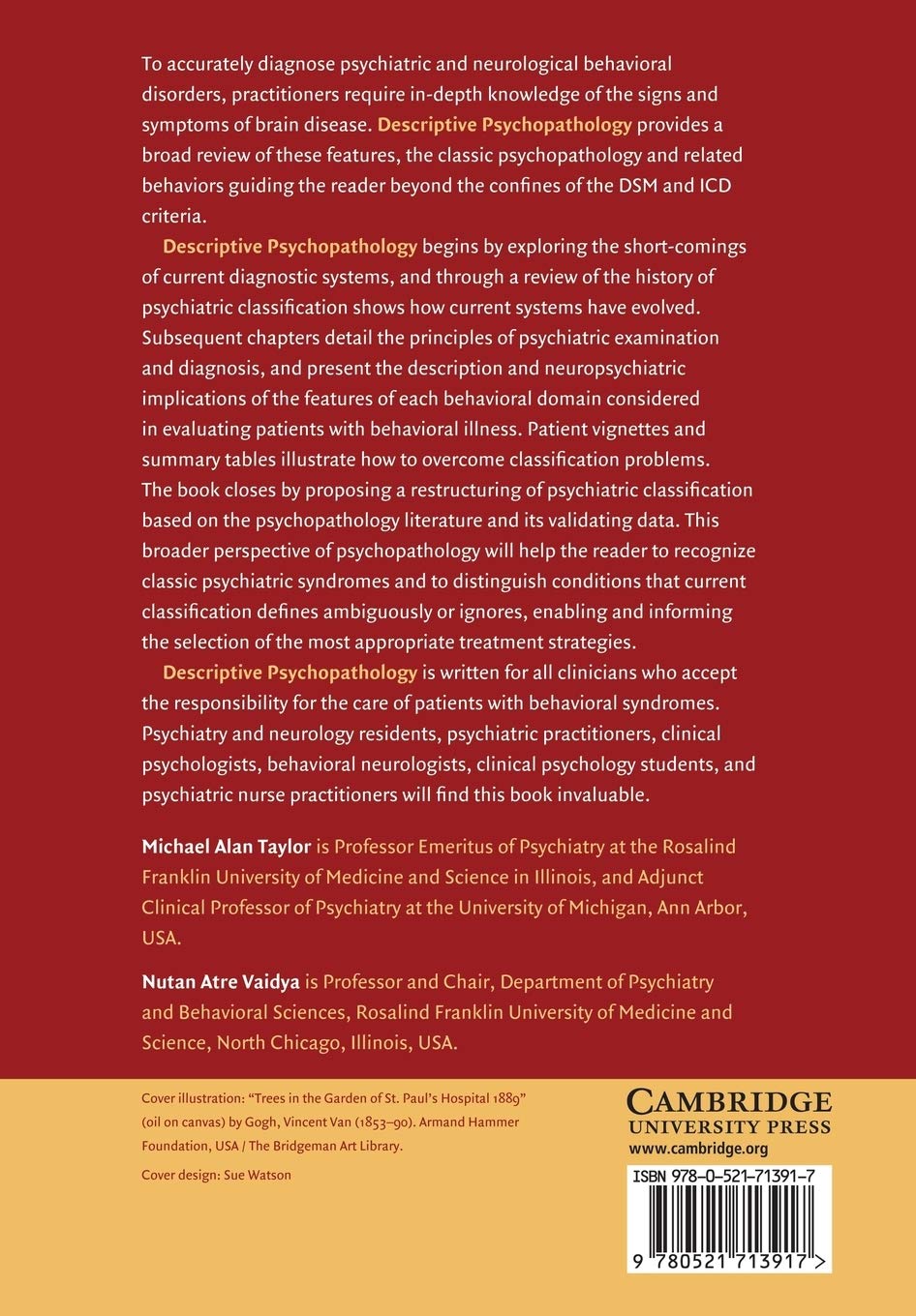 Descriptive Psychopathology: The Signs and Symptoms of Behavioral Disorders