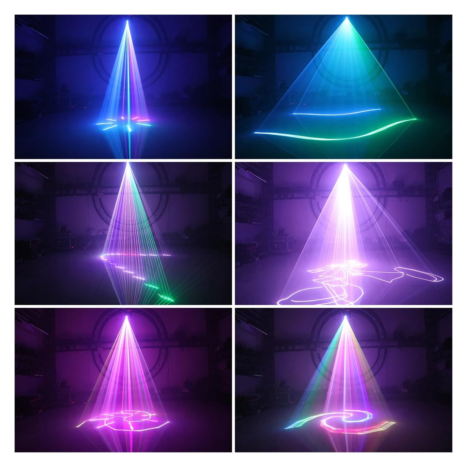 300mW RGB DJ Disco Animazione Fascio Scanner Proiettore di luci da palcoscenico Bar Club Party Dance Matrimonio Compleanno Lampada di Natale per feste, club, bar, Halloween, Natale