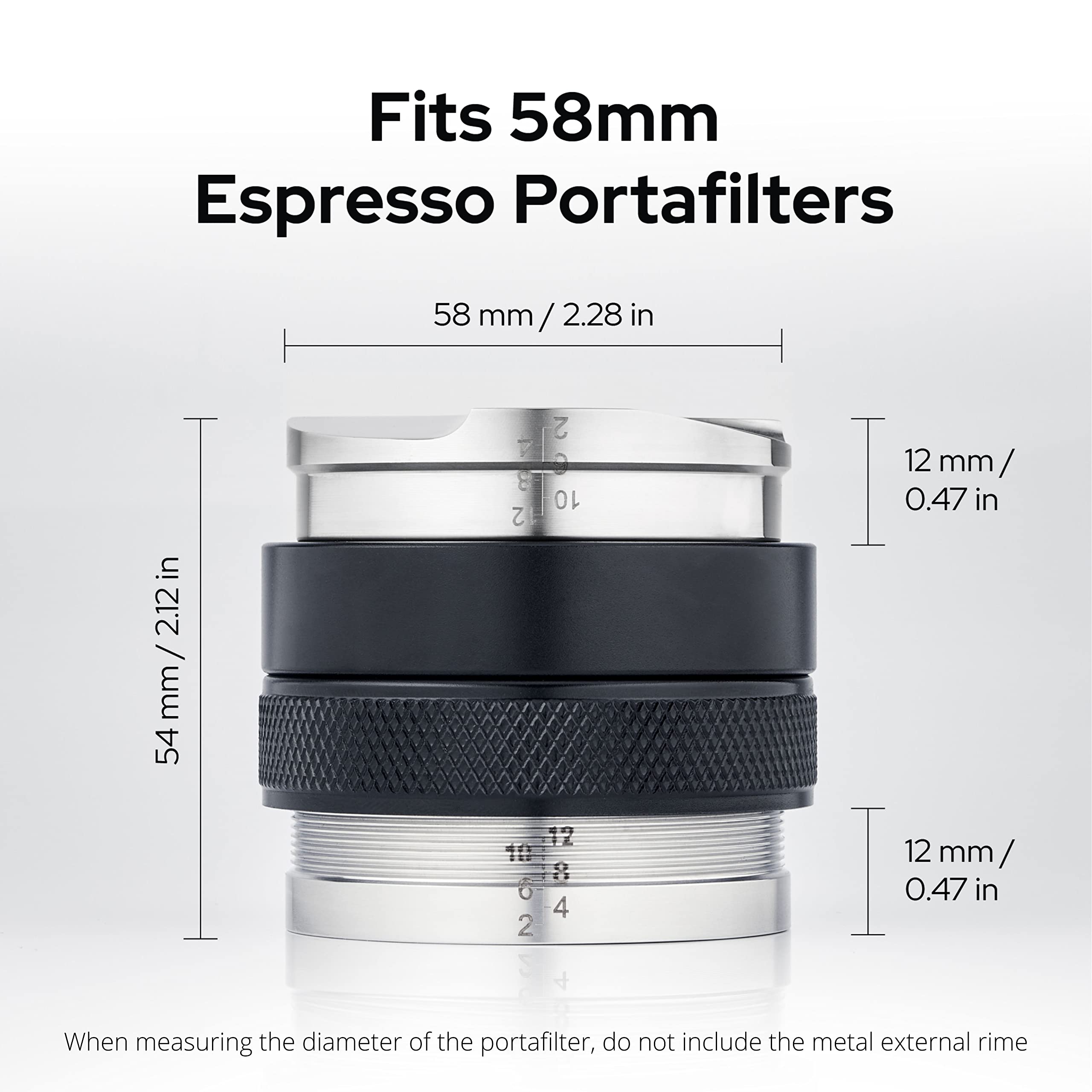 Amazon | 58mm コーヒーディストリビューター & タンパー