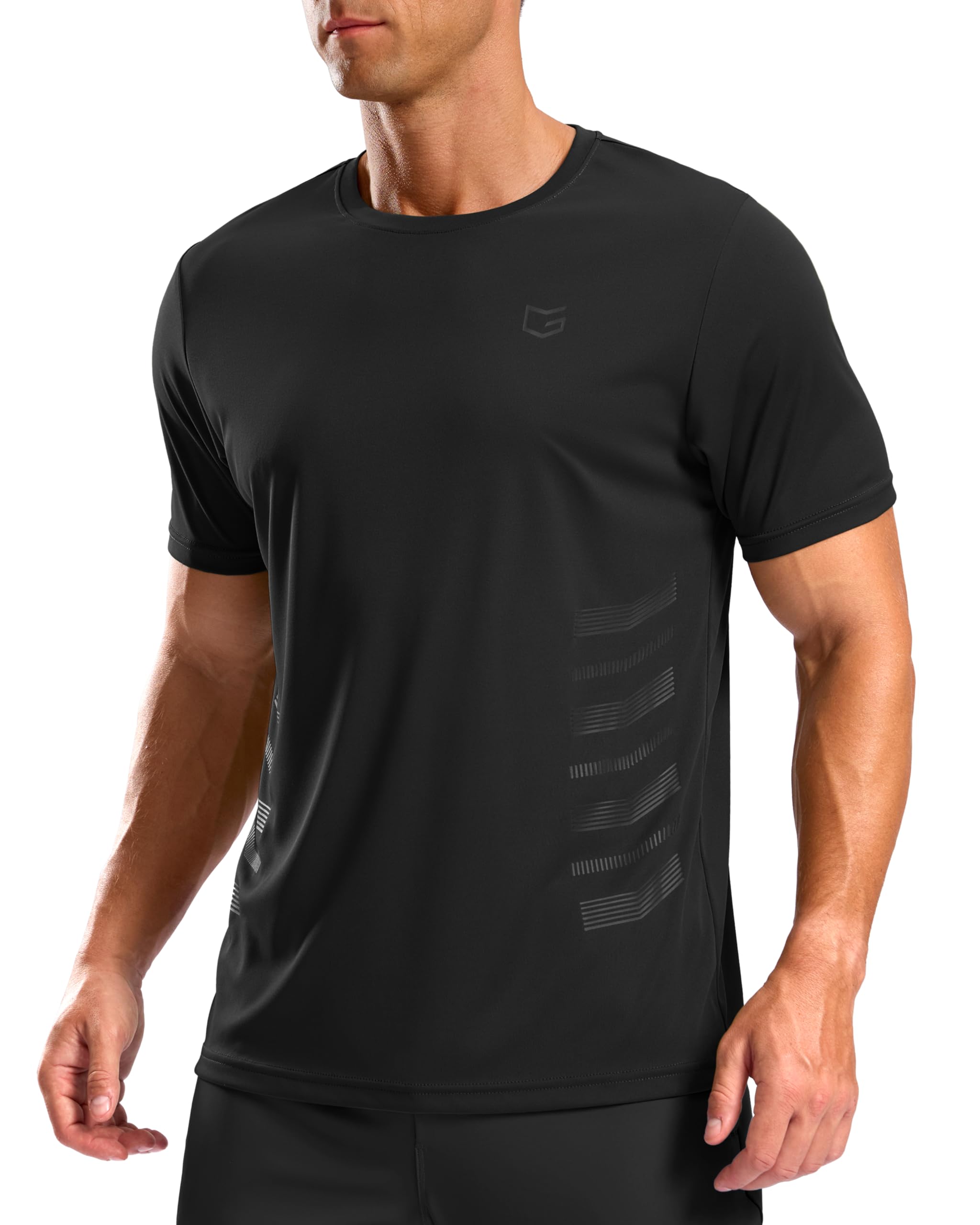 G Gradual Mens Workout Shirts Quick Dry Athletic Running T-Shirts Lightweight Moisture Wicking Short Sleeve Sports Gym Tops