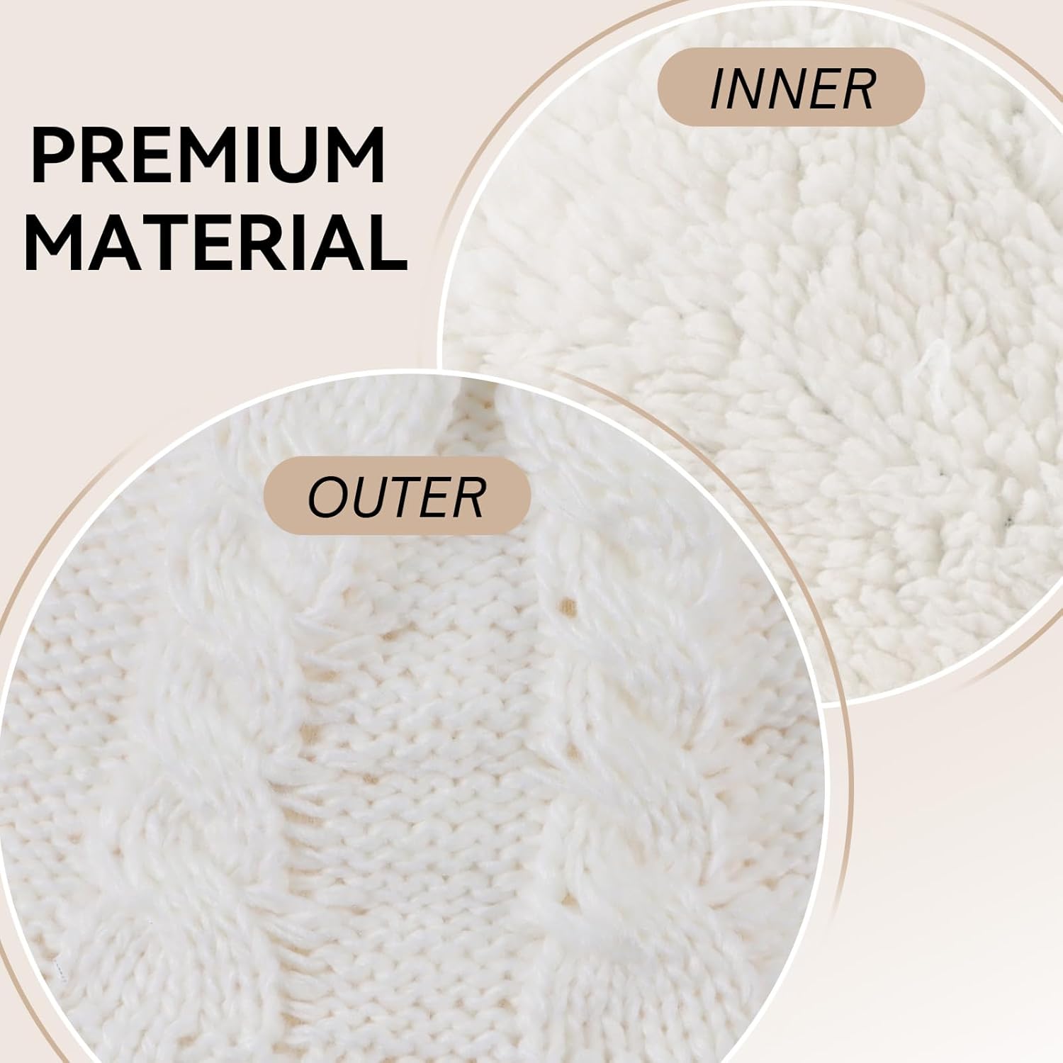 Zsedrut Winter Baby Boy Hats Pompom Baby Beanie for Girls Fleece Newborn Infant Toddler Beanie - Image 4