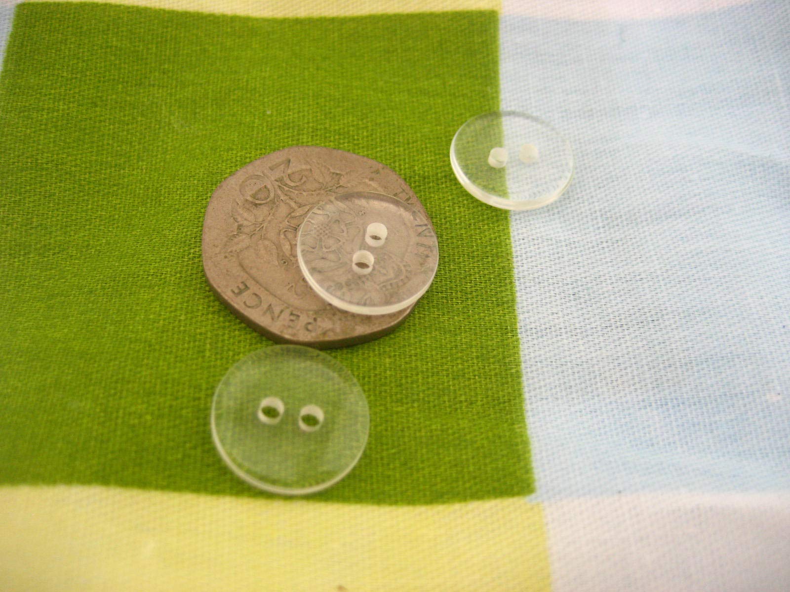 10 Pezzi Bottoni Doppi H Bottoni Per Bucato Bianchi / Colorati - Foto 11