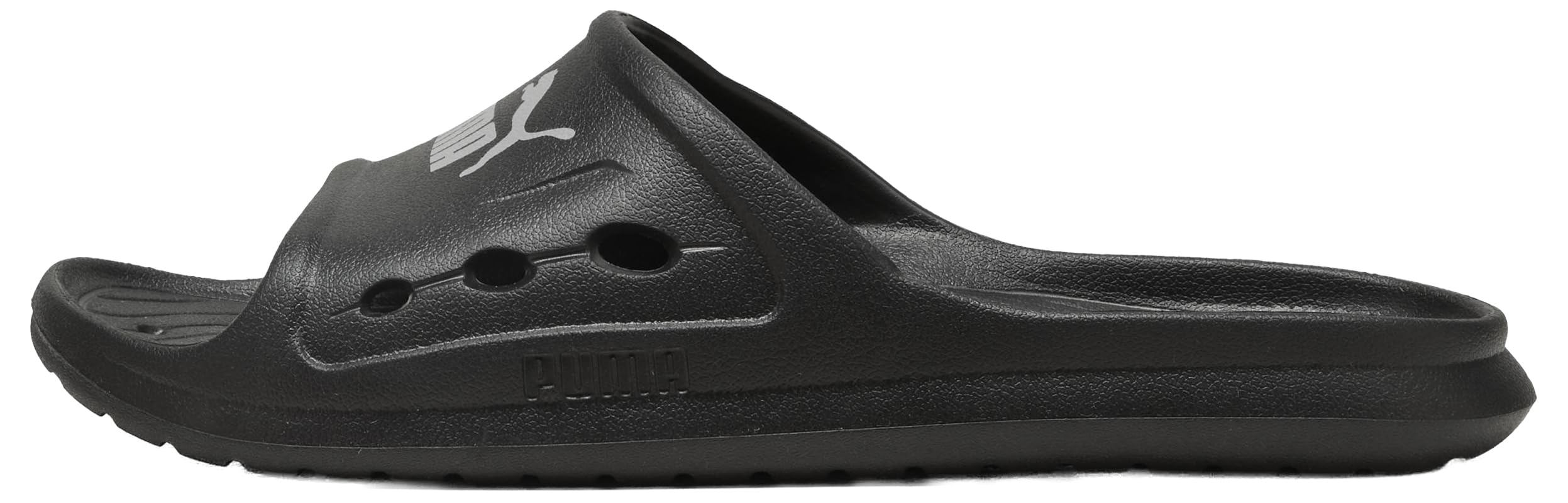 PUMA Sandali Divecat Dry Slide Unisex, Puma Nero Grigio Echo, 48.5 EU