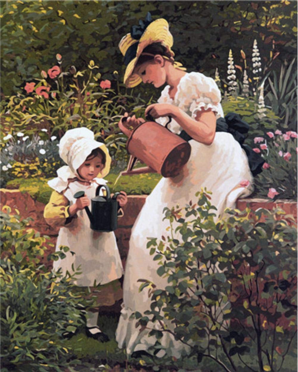 Peinture par numéros fleur cadeau idéal pour art mural moderne