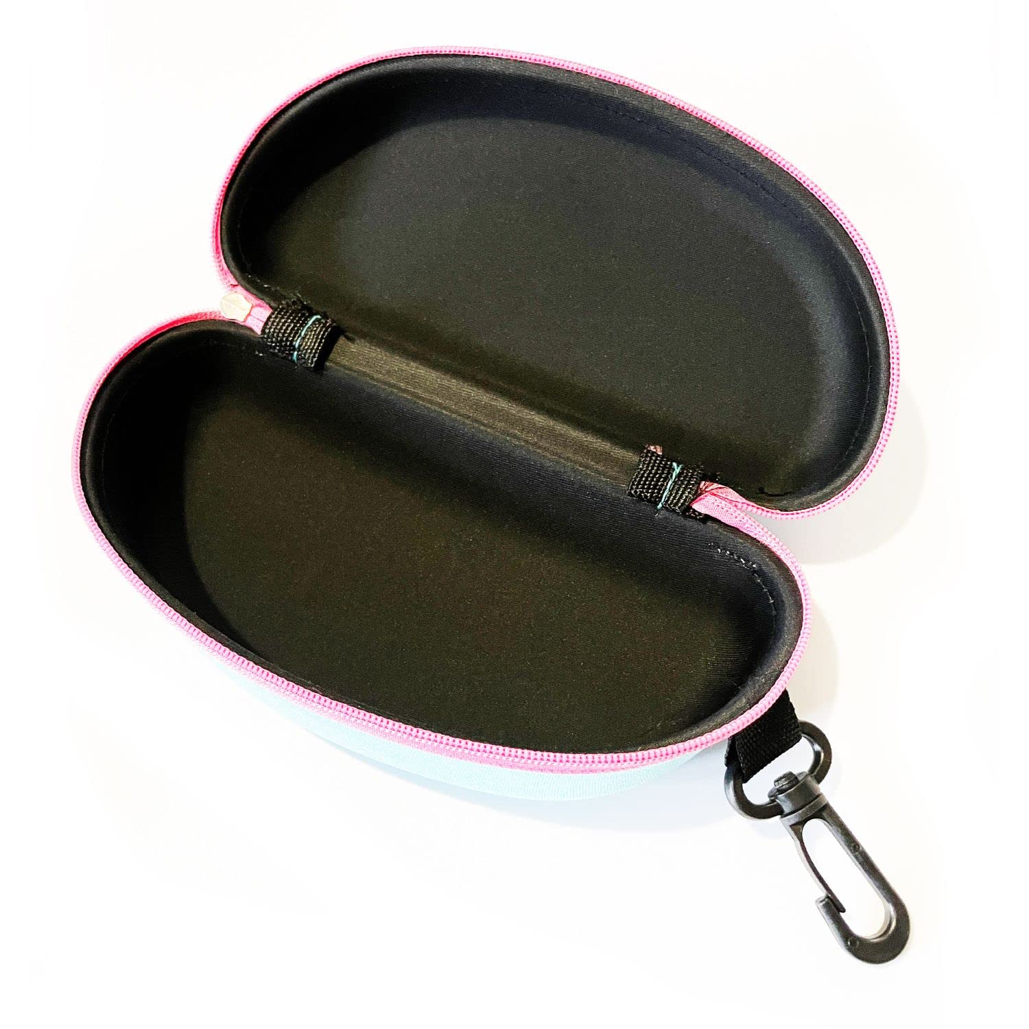 Swimz Swimming Goggle Case - Blue/Pink - Semi Rigid Swimming Goggle storage case, Blue / Pink - Image 3