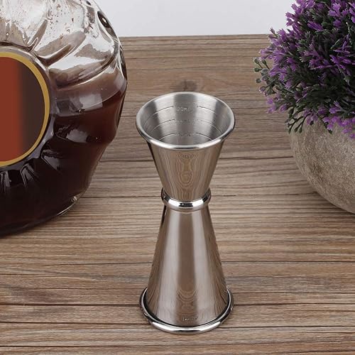 Miniatura 4 de Jig de cóctel de 30/1.5 fl oz, taza de medición de cóctel, coctelera de acero inoxidable, doble mezclador, accesorios de barra de medición