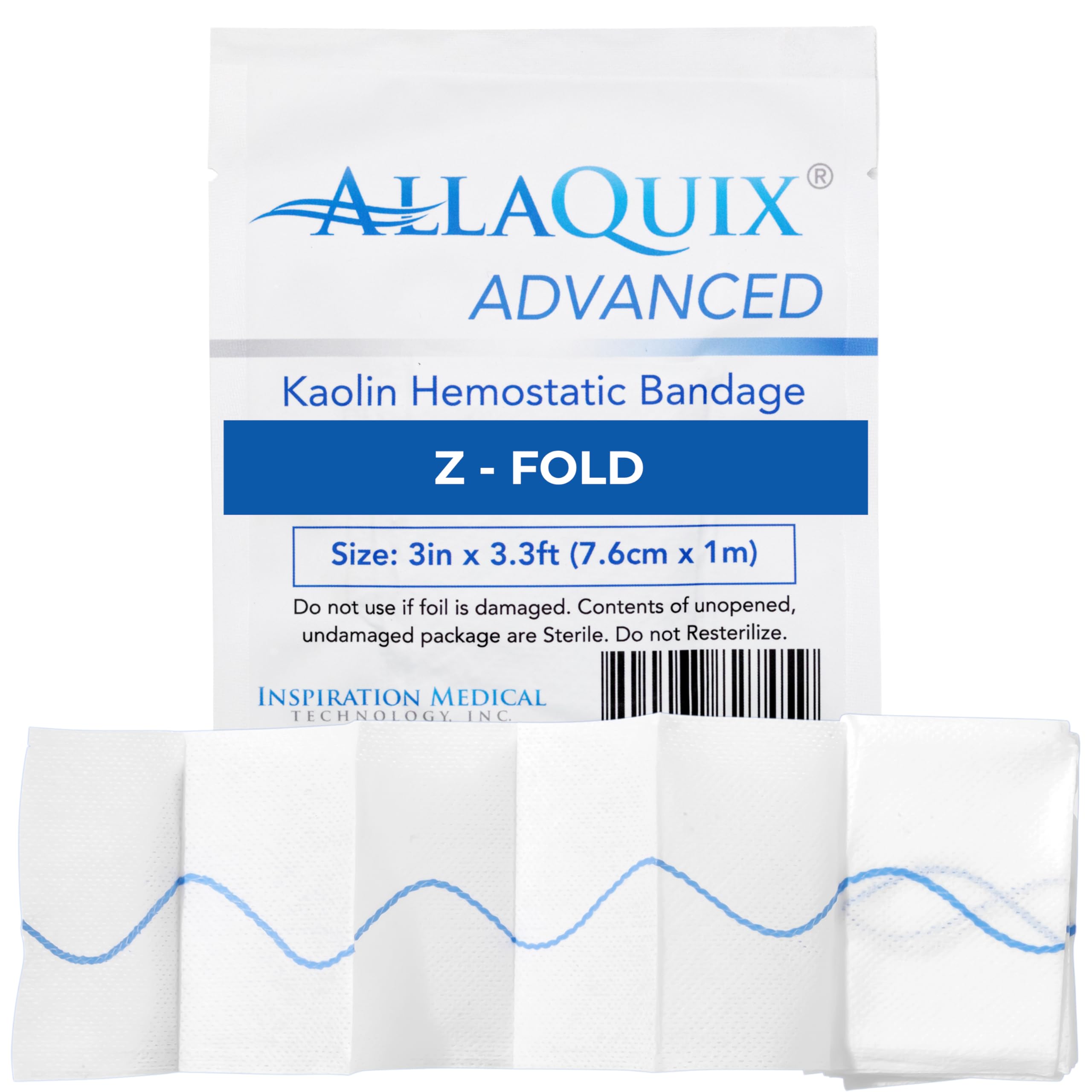 Kaolin Hemostatic Gauze - Stops Bleeding Fast -9