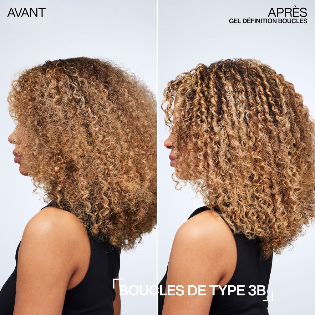REDKEN, Gel de Fixation 72h, Hydrate & Fixe les Boucles, Formule à l'Huile de Jojoba & Squalane, Cheveux Bouclés, Frisés & Crépus, Vegan, Sans Silicone & Sans Sulfate, Hybrid Curl Stylers, 250ml