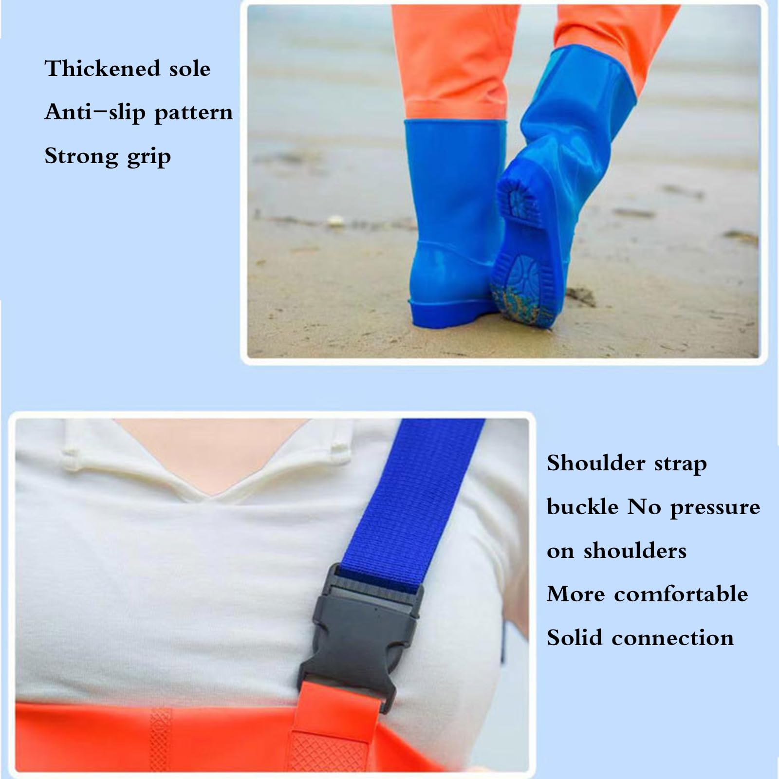 Waders da Pesca con Stivali da Donna, Waders da Pesca con Stivali, Waders da Donna, Antiscivolo e Resistenti, Sufficiente attrito, Impermeabili, per guadare, Pesca a Mosca, Caccia,