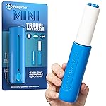 PetLovers Mini Lint Roller Travel Size 50 Sheets - Compact pet Hair Remover for Dog and cat Fur. Lightweight Design Ideal for Clothes Furniture and car. Perfect for Quick and Easy on The go Cleaning
