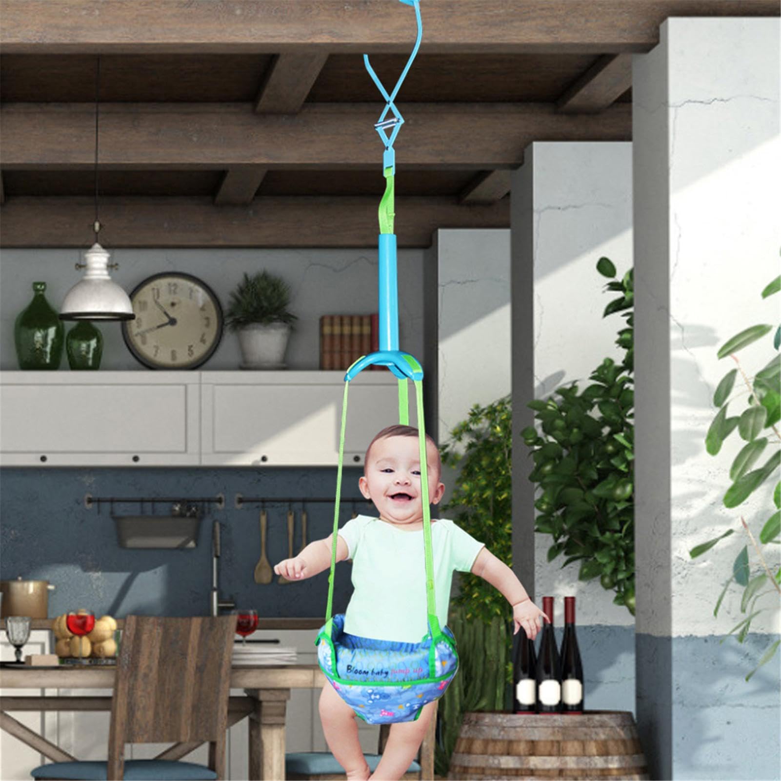 Türspringer für Babys, Türspringer, Baby-Türschwelle | Aufblasbare | Babyschaukel, Baby-Hängematte mit verstellbaren Trägern, Active-Baby-Trainer, Di