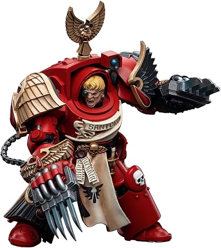 Miniatura 2 de JoyToy 118 Warhammer 40,000 Figura de acción Blood Angels Assault Terminators Brother Taelon Collection Modelo