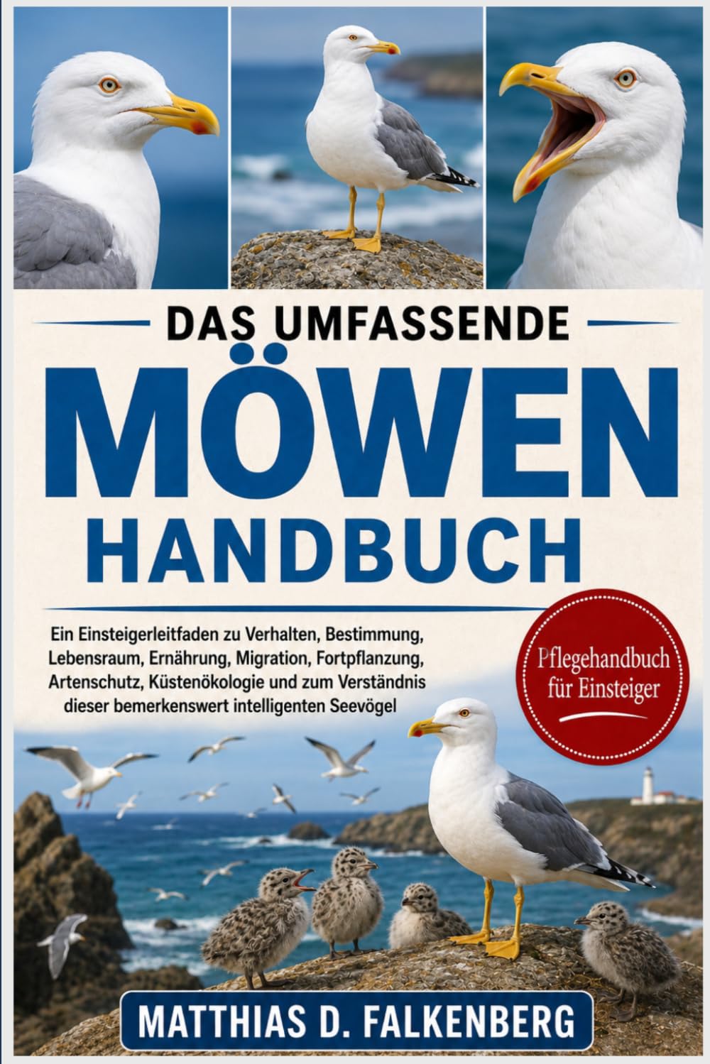 DAS UMFASSENDE MÖWEN-HANDBUCH: Ein Einsteigerleitfaden zu Verhalten, Bestimmung, Lebensraum, Ernährung, Migration, Fortpflanzung, Artenschutz, ... dieser bemerkenswert intelligenten Seevögel