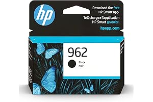 HP 962 Black Ink Cartridge, High-Yield