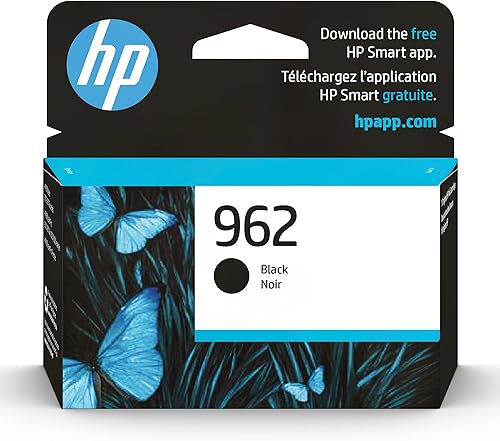 HP Cartucho de tinta negra 962 para impresoras HP | Funciona con la serie de impresoras: OfficeJet 9010, Pro 9020 | Elegible para tinta instantánea