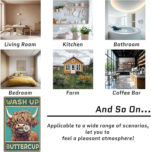 Miniatura 8 de CCparton Letrero de metal vintage de oso ahumado