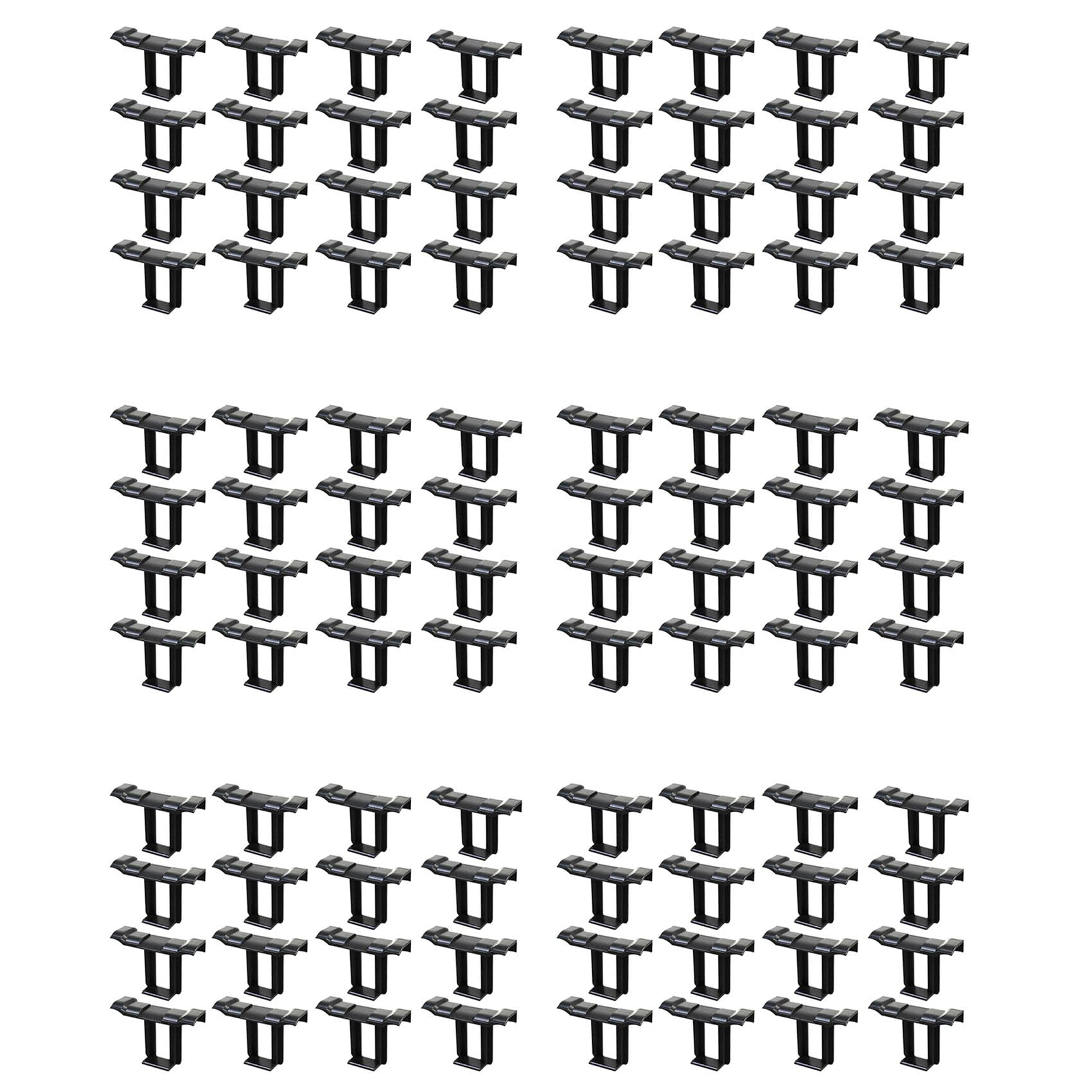 Jnchdghwa Black 96Pc 35Mm Solar Panel Water Drainage Clips,Pv Modules Clips For Water Drain Photovoltaic Panel Water Drain Clips