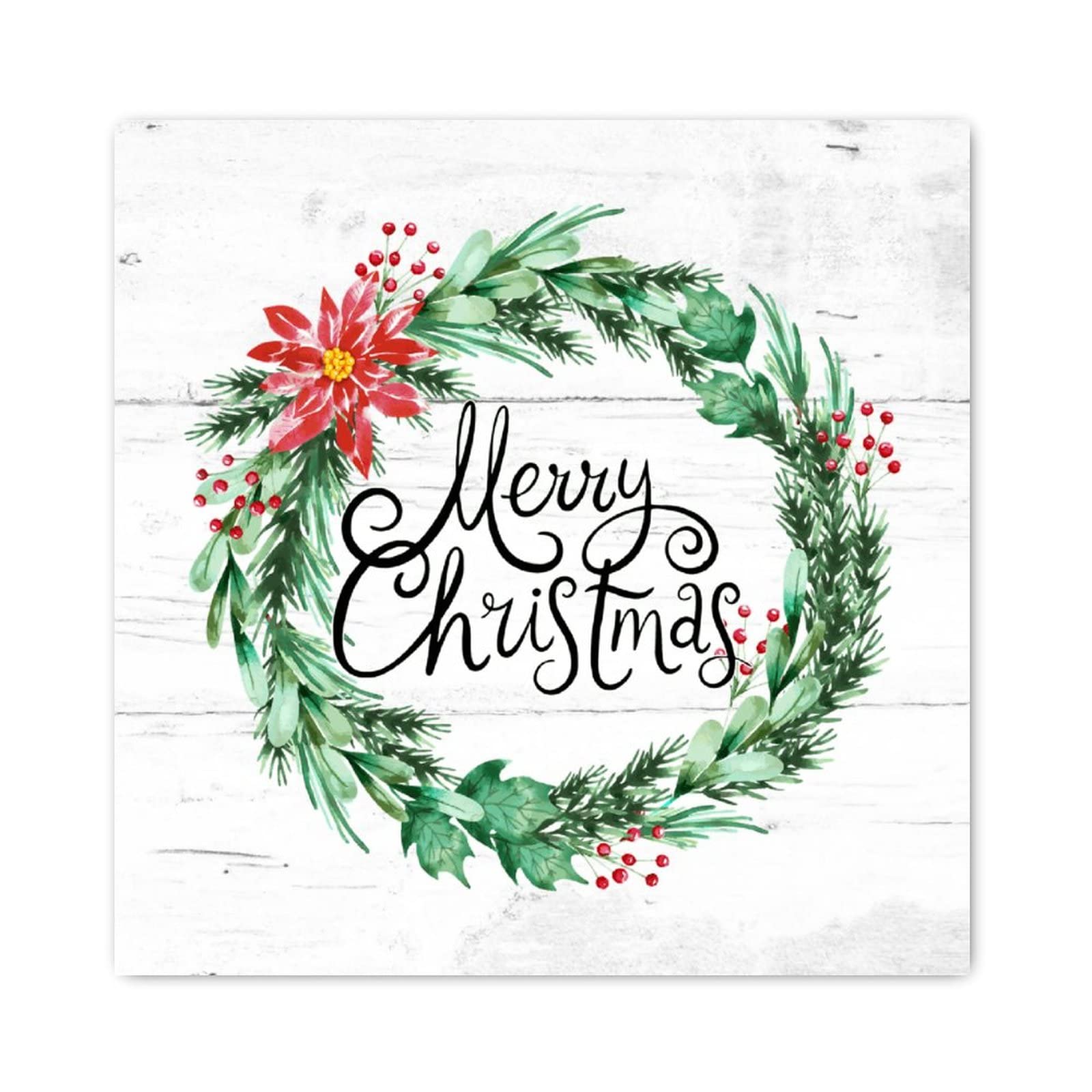 Panneau mural de Noël en bois pour décorer une chambre cosy